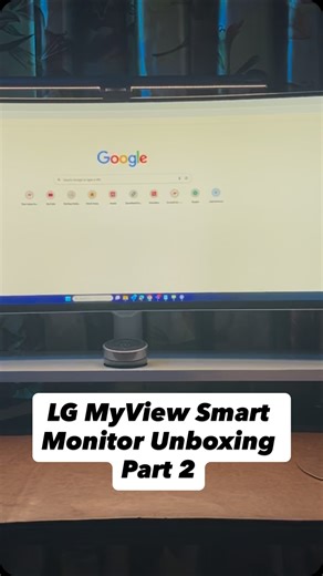 Home Tech Spaces on Instagram: "Part 2 👀✨ Unboxing the accessories that complete the LG MyView Smart Monitor setup 🔥 Cables, stand & all the essentials to power up your desk 💻 👉 Part 3: coming next… don’t miss it! #LGMyView #trending #TechUnboxing #AccessoriesUnboxing #desksetup"