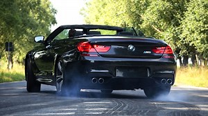 BMW cabrio performance and exhaust sound