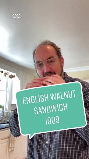 Delicious English Walnut Sandwich Recipe from 1909