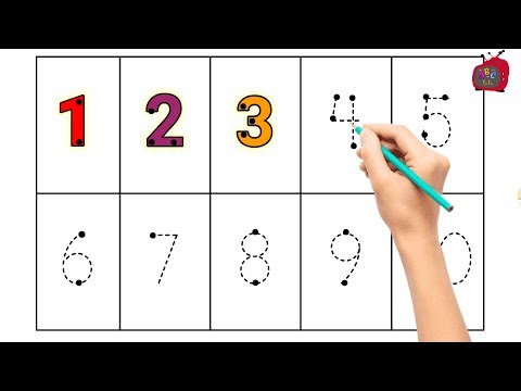 "Dot to Dot 1–10 Writing + Candy Counting | Easy Math Tutorial for Nursery Kids”