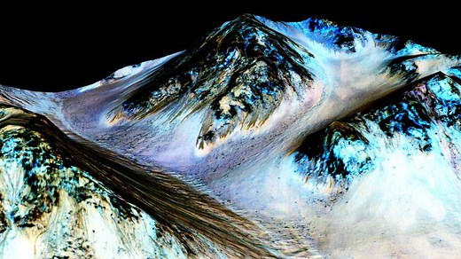 La Nasa confirme la présence d'eau salée sur Mars