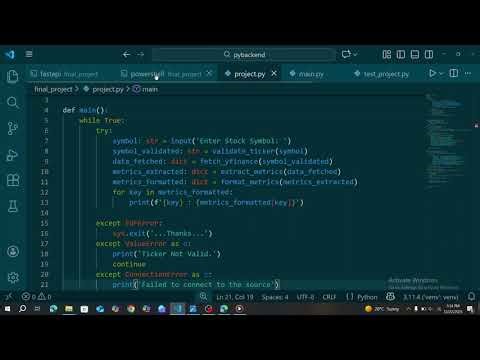 Stock API using FastAPI | CS50P Final Project