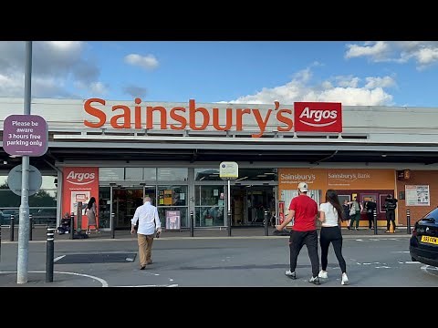 Shopping At The Cheapest Grocery Store In Uk |Sainsbury's Supermarket | Sainsbury Shopping Tour 2023