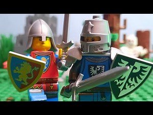 Lego Knight Battle - Black Falcon vs Lion Knight