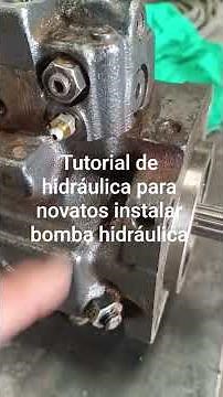 Hydraulic Mechanics Tutorial: New or Rebuilt Pump - For Beginners Only - Installation Tips