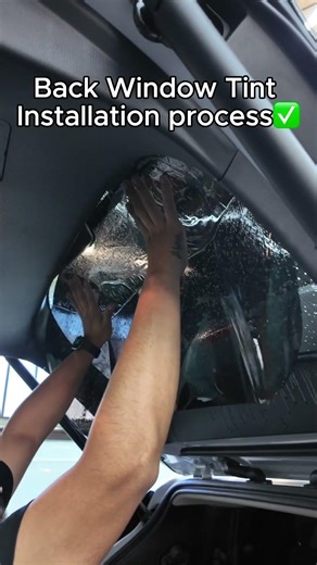 Back Window Installation process✅
