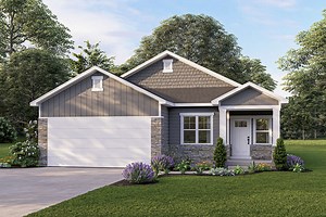 Craftsman Plan - 1,500 Square Feet, 2-5 Bedrooms, 2 Bathrooms | Floor Plan #6785-00001 | America's Best House Plans