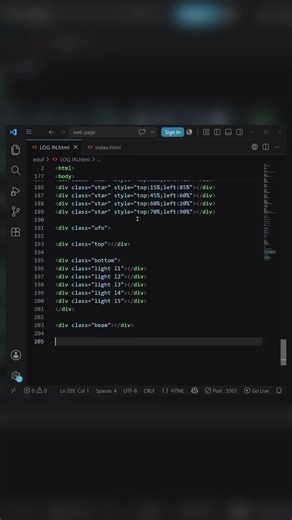 Flying UFO 🛸✨Pure HTML & CSS Animation 🔥Comment "UFO" for code 💻