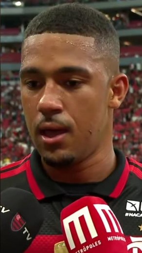 SAMUEL LINO SPEAKS AT HALFTIME OF FLAMENGO 3-1 OLIMPIA #flamengo #mengão #mengo