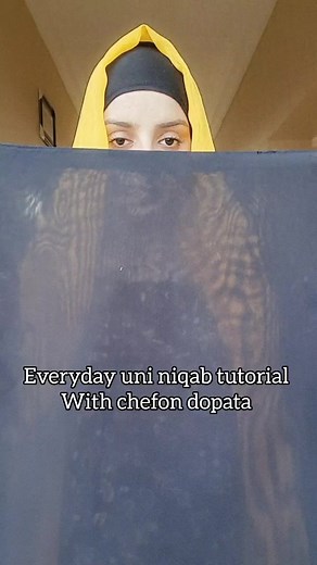 Easy and Quick Niqab Tutorial with Hijab for School