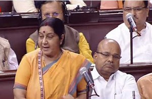 Border stand-off with China can be resolved through talks: Sushma - The Tribune