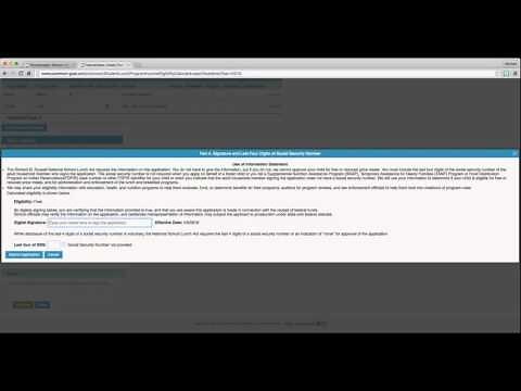 Free-Reduced Lunch Applications