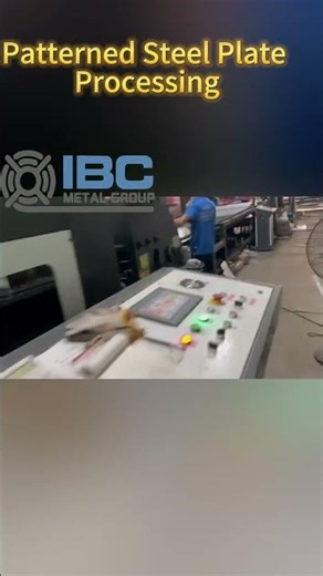 Galvanized Chequered Plate Processing