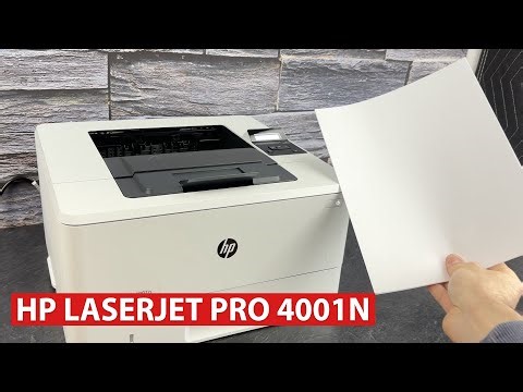 How to Load Paper on the HP LaserJet Pro 4001n printer