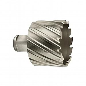 Slugger by Fein HSS Annular Cutter with Pilot Pin for Precision Drilling - High-Durability Steel, 1" Cutting Depth, 2-1/16" Bore Diameter, 3/4" Straight Shank - 63134524041