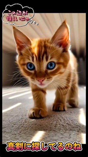 茶トラの子猫のチュチュちゃんです46