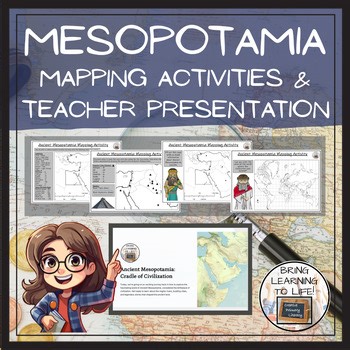 Ancient Mesopotamia Map Activity & Teaching Presentation