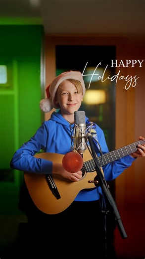 Marble.com on Instagram: "✨ Happy Holidays from Marble.com! This holiday greeting is brought to life by a talented young musician @richie.hq whose beautiful voice adds warmth and magic to the season. 🎶🎄 #holidaymusic #happyholiday #holidaymemories #holidaymoments #holidayseason"