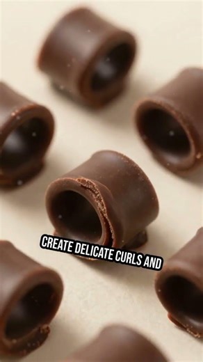 Genius Chocolate Shavings with a Potato Peeler