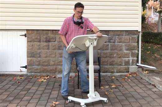 Watch Desk, Drafting Table, Music Stand, Sitting or Standing on Amazon Live