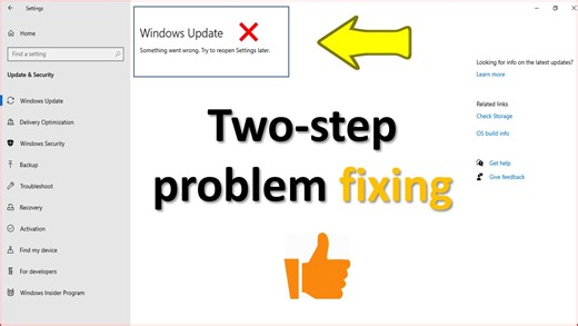 1.3K views · 14 reactions | Something went wrong try to reopen settings later | windows update error | FIXED Something Went Wrong Try To Reopen Settings Later # How to Fix Windows 10 Update Error # Windows 10 Update problem solution # Windows Update Error | On PROG | Facebook