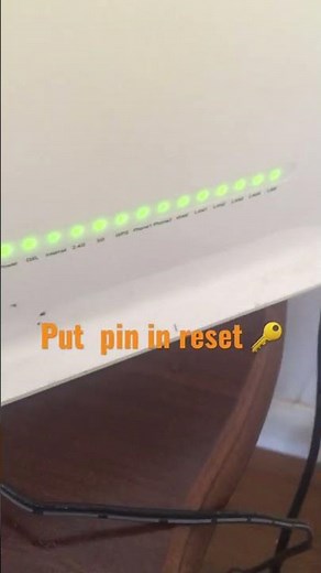 How to reset TP-Link Archer Vr1600v