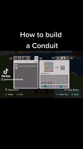 Como hacer un conducto en Minecraft