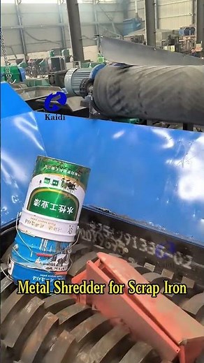 Industrial Double Shaft Shredder | Efficient Metal Recycling Machine