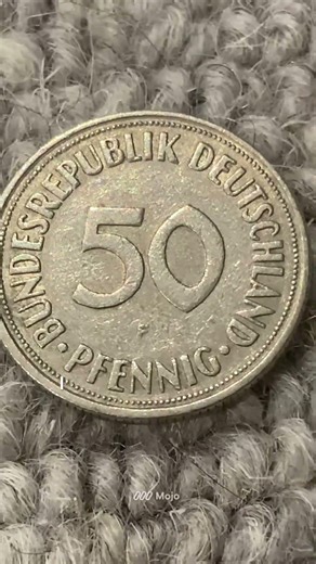 My 1970 50 pfennig coin form Germany 🇩🇪 #coins