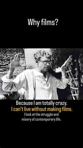 ThirdSpace Indiranagar on Instagram: "He didn’t explain Art. He felt it. Ritwik Ghatak made cinema that screams louder than silence. partition. displacement. feminism. the pain we’re told to forget. ignored in his time. legendary now. 🎬 cinema that refuses to be forgotten.” #tpcc #CinemaHistory #RitwikGhatak #bengalicinema #indiancinema [TPCC, The Parallel Cinema Club, BISFF, Cinema Curation, Bengali Cinema]"