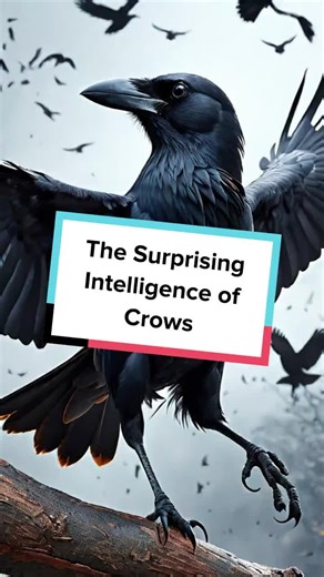 Did you know crows can solve complex problems? Discover their incredible intelligence and adaptability! #Crows #AnimalIntelligence #NatureFacts #BirdLovers #Wildlife