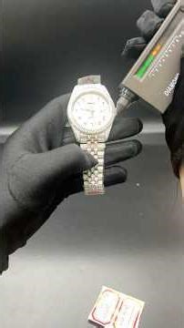 Diamond Datejust Style Real Shot | Iced-Out Look and Diamond Test