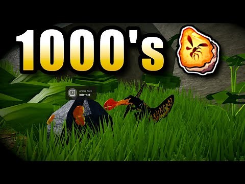 Best and Quickest Way For Amber | Dinosaur Simulator Roblox
