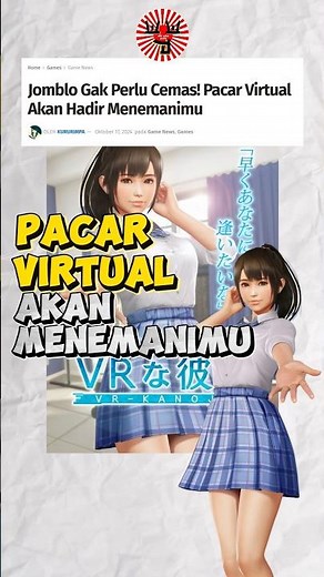 Masih Jomblo? Tenang.. Game VR Kanojo Bakal Jadi Pacar Virtualmu #game #games