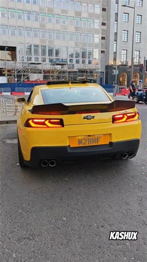 Chevrolet Camaro, aka Bumblebee — V8's rumble, revs and acceleration