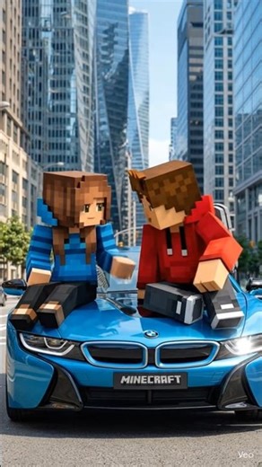 "Our First BMW Ride in Minecraft#shorts