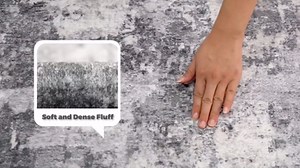 Abstract Washable Runner Rug 2x7: Non Slip Indoor Neutral Runners for Kitchen Bathroom Hallway - Ultra Thin Low Pile Easy Clean Floor Mat - Soft Modern Home Decor Carpet 2'x7' Black Grey