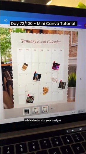 Day 72: Mastering Calendar Designs in Canva – Step by Step! #Teamobaid #canva #canvaforbeginner