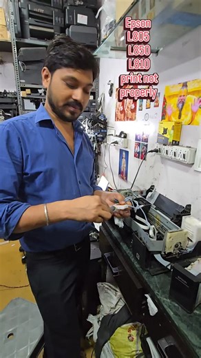 Aps Printer | Epson L805 L850 L810 Head Cleaning Print Not Properly #epson #service#ink #printersupportsoftware | Instagram