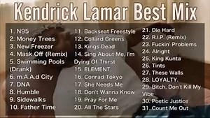 【DJ MIX】【BestMix】Kendrick Lamar  Best Mix Greatest Hits 2023 #KendrickLamar #DJMix