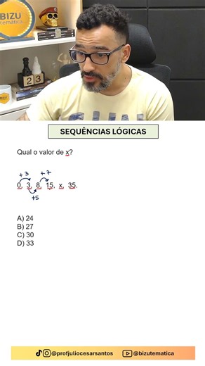 Logical Reasoning - Sequences #enem #shortsyoutube #math #maths #mathematics #matematika