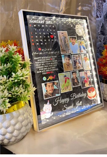 ✨ Turn your memories into light 💡🖼️ Customized LED frame that makes every picture glow Perfect for gifts, décor & special moments 💖 0319-8632406 whatsapp #LEDFrame #CustomizeFrame #PhotoFrame #LightUpMemories #HomeDecor