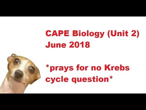 CAPE Biology Unit 2 2018 Paper 2 Full Walkthrough