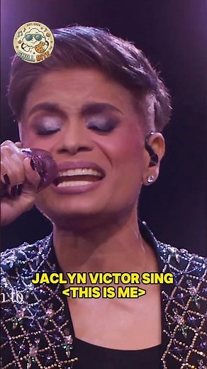 Chills! 🥶 Jaclyn Victor dominates The Singer 2026 Semi-Final with a powerful "This Is Me" 🔥👑 #shorts