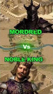 (Custom Lords) Mordred VS Noble King - 20k Gold - Stronghold Crusader Definitive Edition #firefly