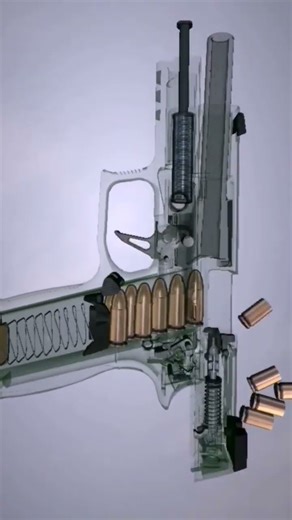 sig sauer p230 3d mechanical fire #guns #shortvideo