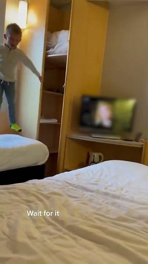 Kid Jumping on Bed Falls While Attempting Back Flip - 1338359