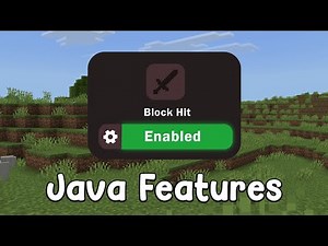 This Bedrock Client has Java Features