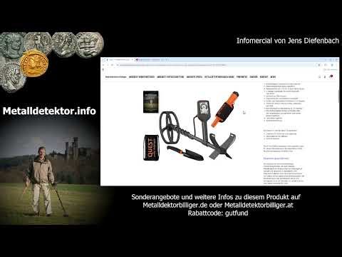 Quest X1 Metalldetektor Einsteigerset im Sonderangebot
