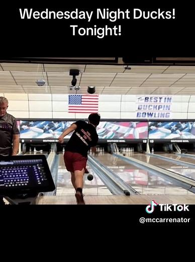 Wednesday Night Ducks Tonight! #tunein #bowling #wednesday #duckpins #fyp